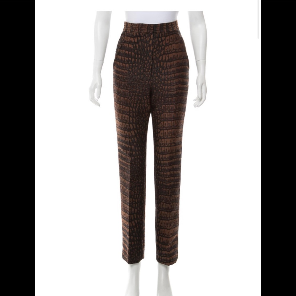 Stella McCartney High-Rise Jacquard Pants